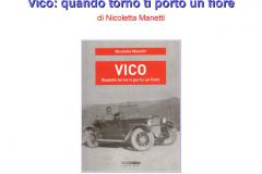 A tutto volume, il 21 settembre in biblioteca il libro 'Vico: quando torno ti porto un fiore'