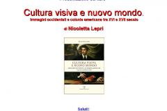 Cultura visiva e nuovo mondo, di Nicoletta Lepri