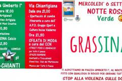 Notte Rossa Verde a Grassina mercoledì 6 settembre