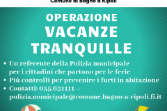 Operazione “Vacanze tranquille”