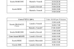 Attività motorio-sportive 2017/2018: da lunedì 11 settembre le iscrizioni