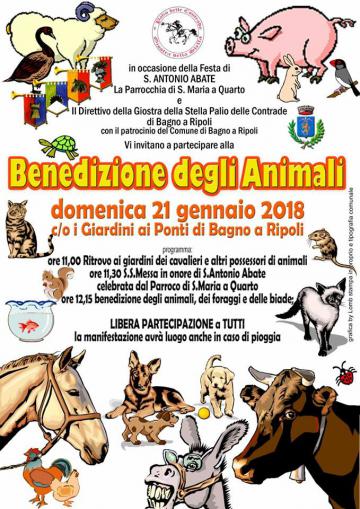 Benedizione degli Animali 2018, domenica 21 gennaio