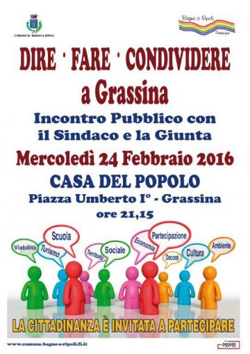 Dire – Fare – Condividere a Grassina