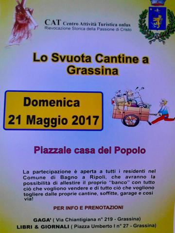 Lo Svuota Cantine a Grassina, domenica 21 maggio