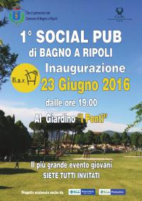 23 giugno: si inaugura 'B.a.R. H', il primo social pub di Bagno a Ripoli